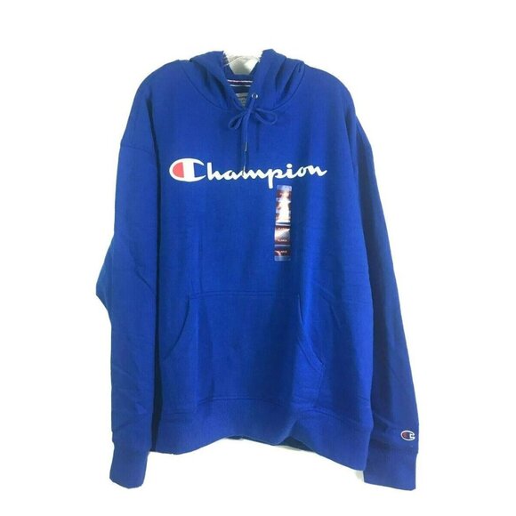 Champion Pullover Hoodie XL Blue - Picture 1 of 6